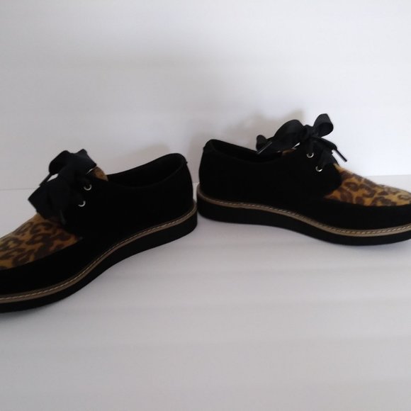 Black & Leopard Shoes - Size 8 - Picture 9 of 11